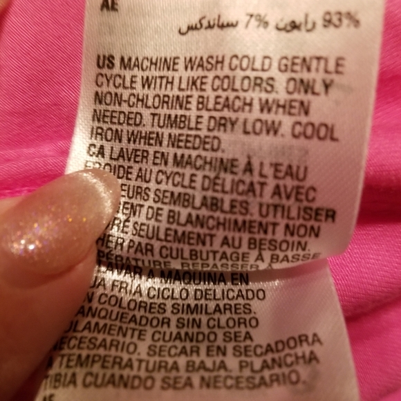 INC International Concepts Pink Wrap Blouse Relaxed Fit - Picture 7 of 8